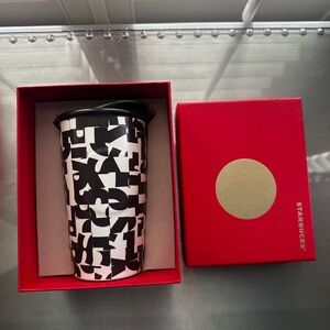 Starbucks Monochrome Tumbler in Red Box